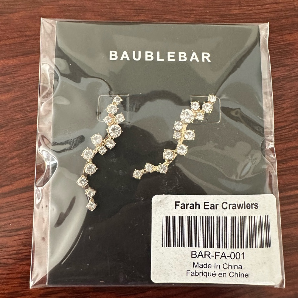 NWT Baublebar Farah Ear Crawlers - Picture 1 of 3